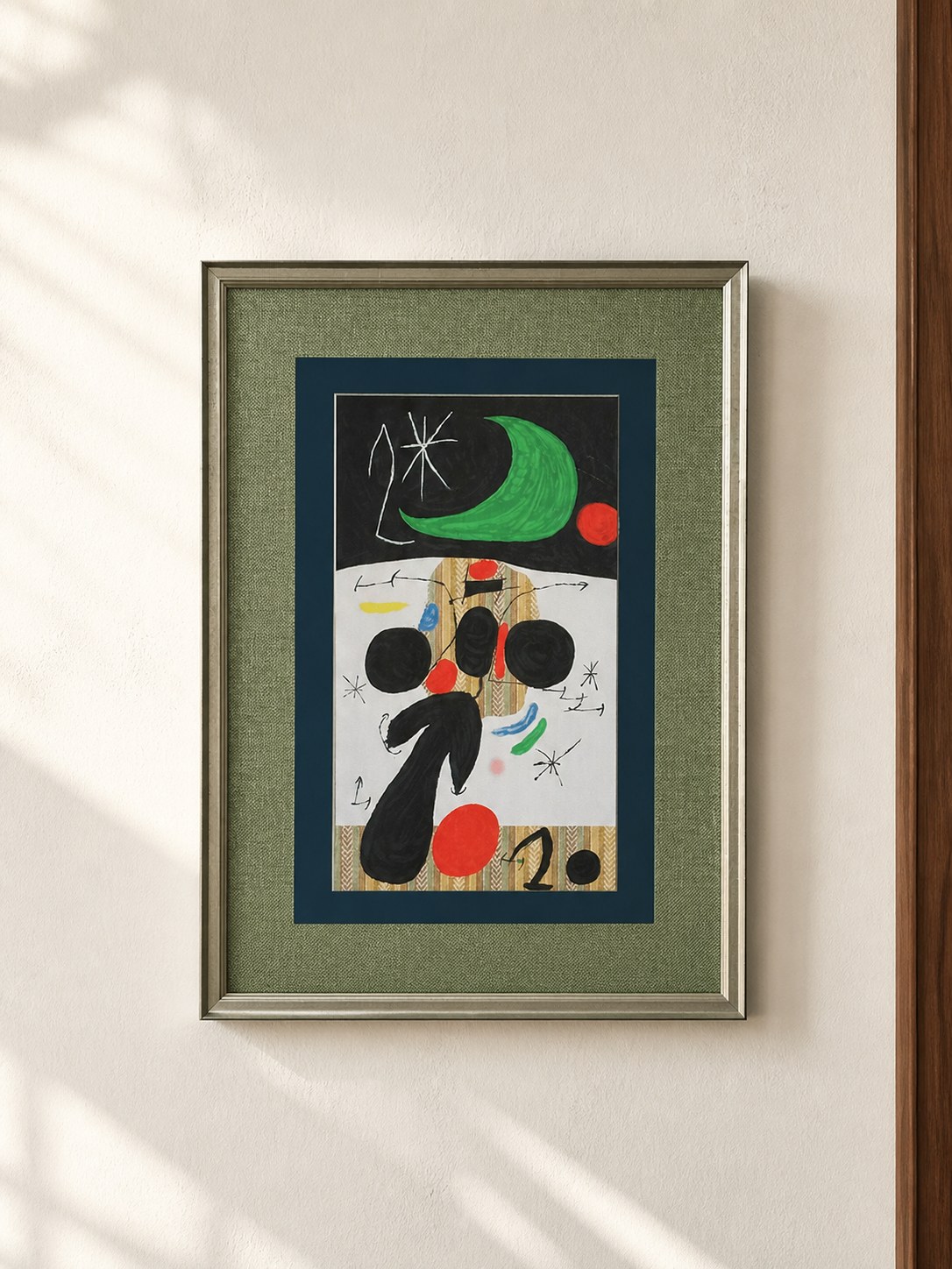 MOOJI ART framed abstract wall art, hero view, product 3925997461